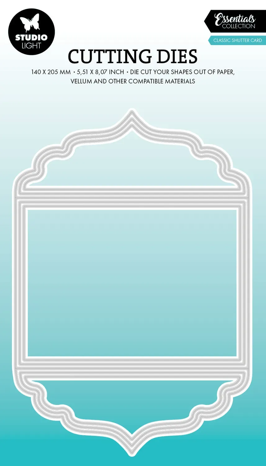 Studio Light Essentials Classic shutter card Stanzschablone für Shutterkarte