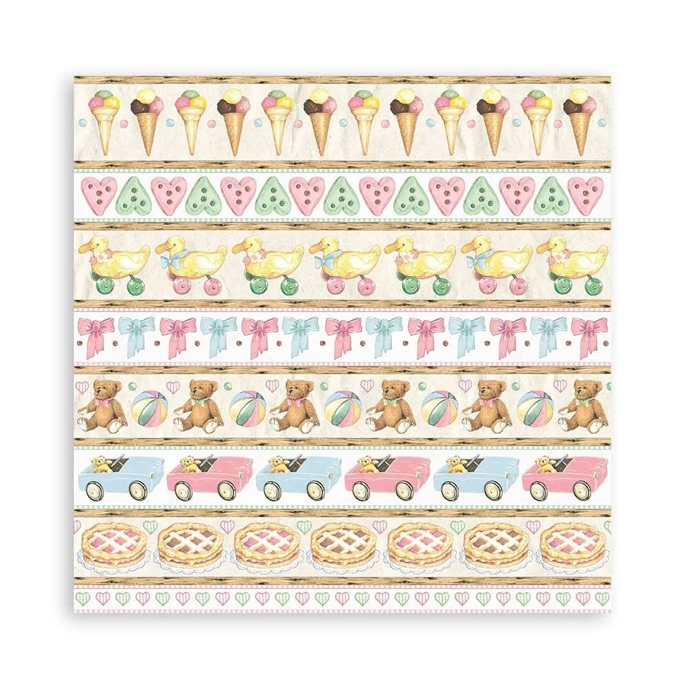 Stamperia DayDream Scrapbookpapier 20,3cm 10 Bogen