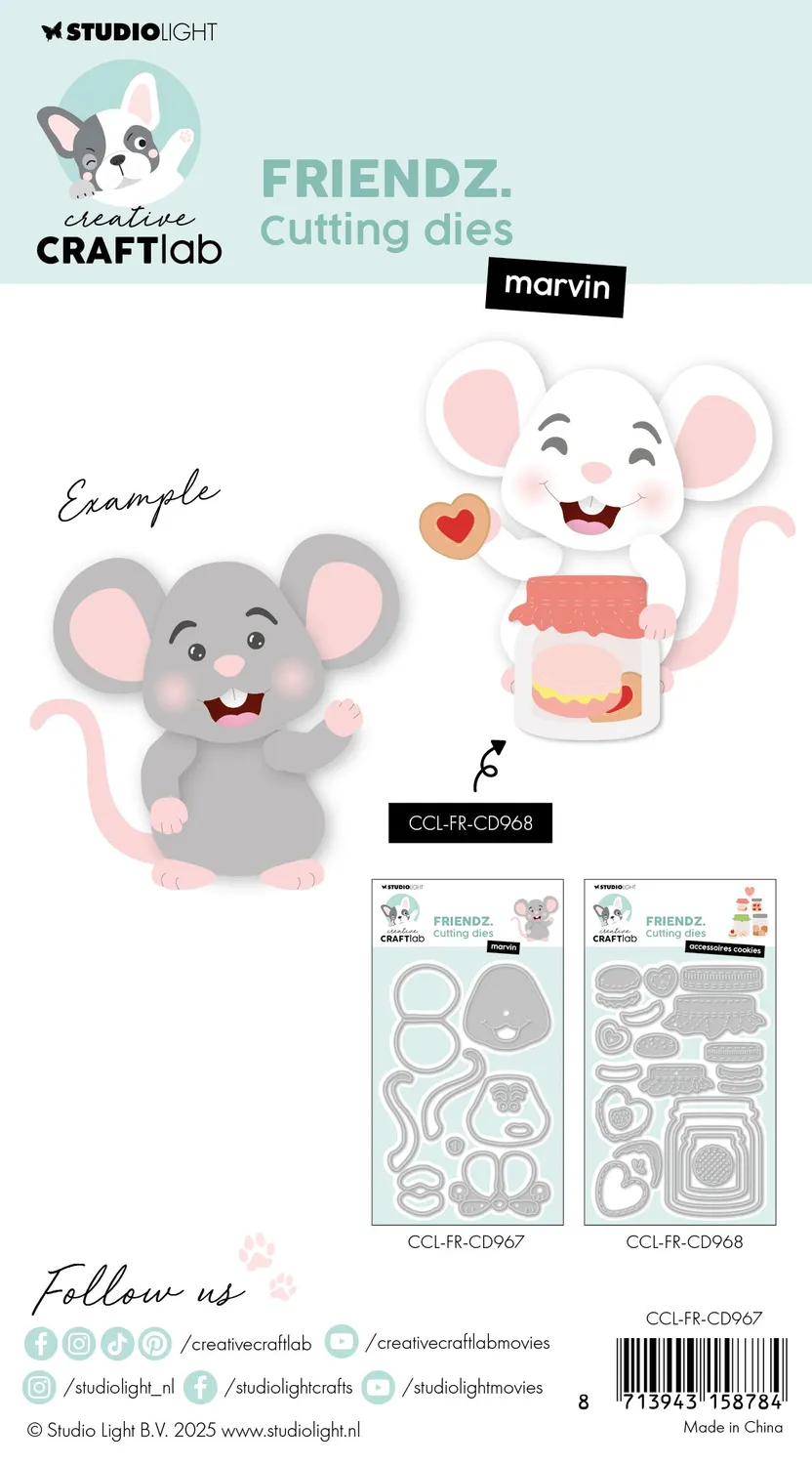 Creative Craftlab Friendz Mouse Marvin Stanze