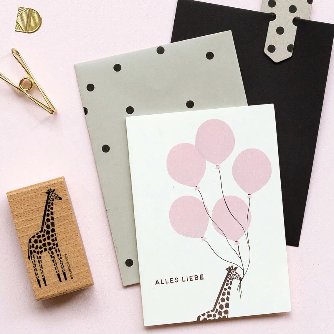 Perlenfischer Luftballon Stempel 35 x 28 mm Holz