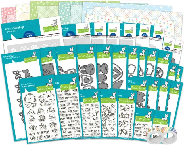 Lawn Fawn February 2025 Release Stempel Bundle Komplett-Set