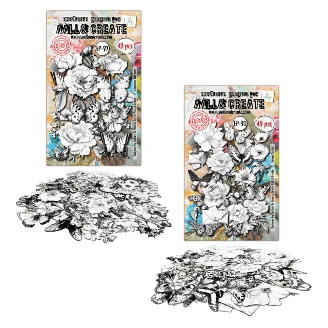 AALL and Create Pollen Drift Ephemera Bundle 98-teilig