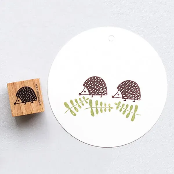 Perlenfischer Igelbaby Stempel Herbst 13x18 mm