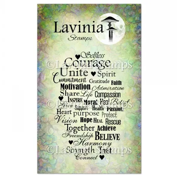 Lavinia Stamps Keeping Faith Stempel Photopolymer Schriftzug