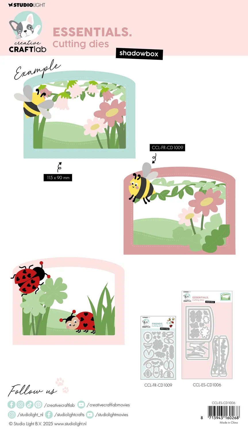 Creative Craftlab Essentials Shadowbox Cutting Die Stanzschablone Diorama