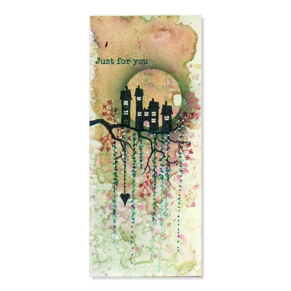 Lavinia Stamps Small Dwellings Stempel klar Häuser