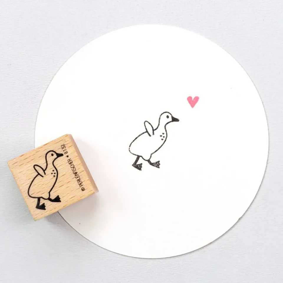 Perlenfischer Gänseküken 2 Stempel 17x18 mm Ostern