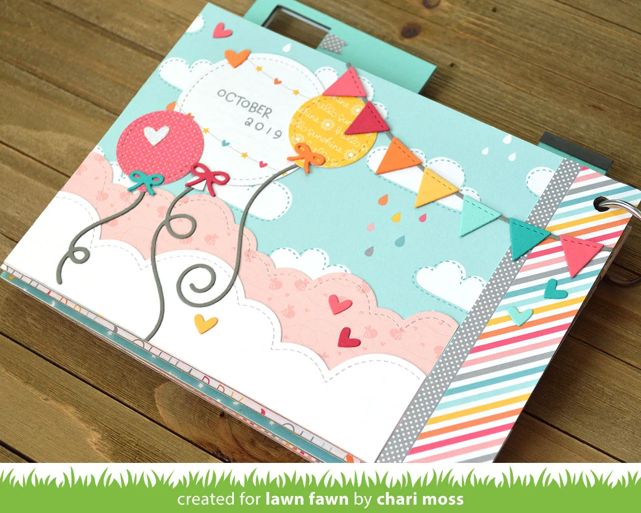 Lawn Fawn Lawn Cuts Outside In Stitched Balloon Stackables Stanzen