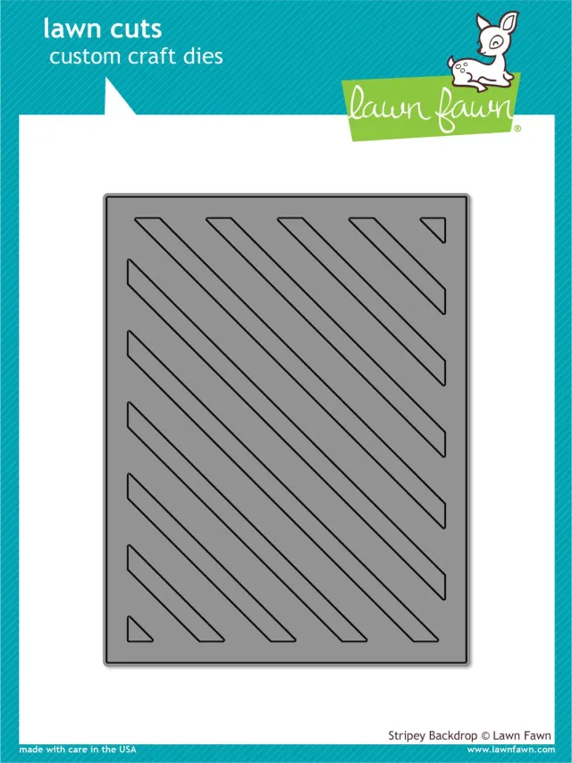 Lawn Fawn Stripey Backdrop Stanze Hintergrund