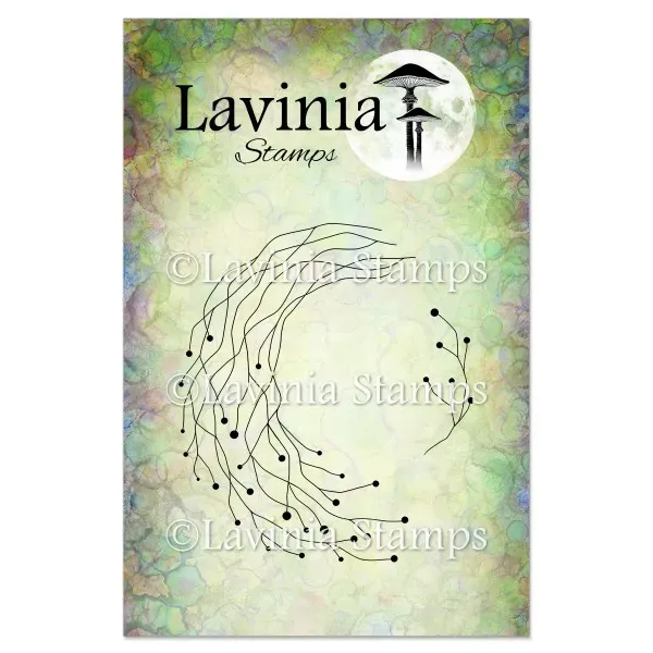 Lavinia Stamps Red Berry Wreath Stempel Kranz Motiv