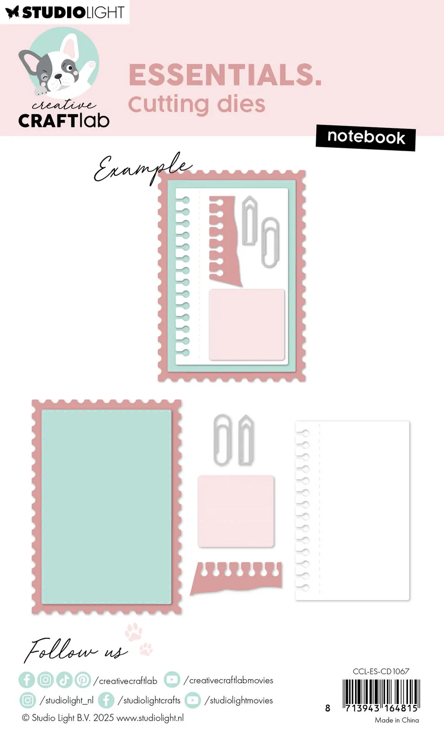 Creative Craftlab Essentials Notebook Stanzschablone 101 mm