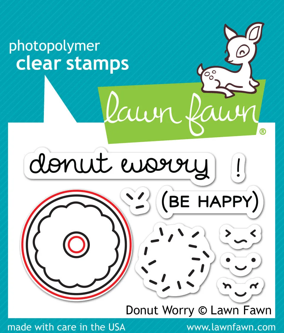 Lawn Fawn Donut Worry Stanzen Mini Donut mit Streuseln