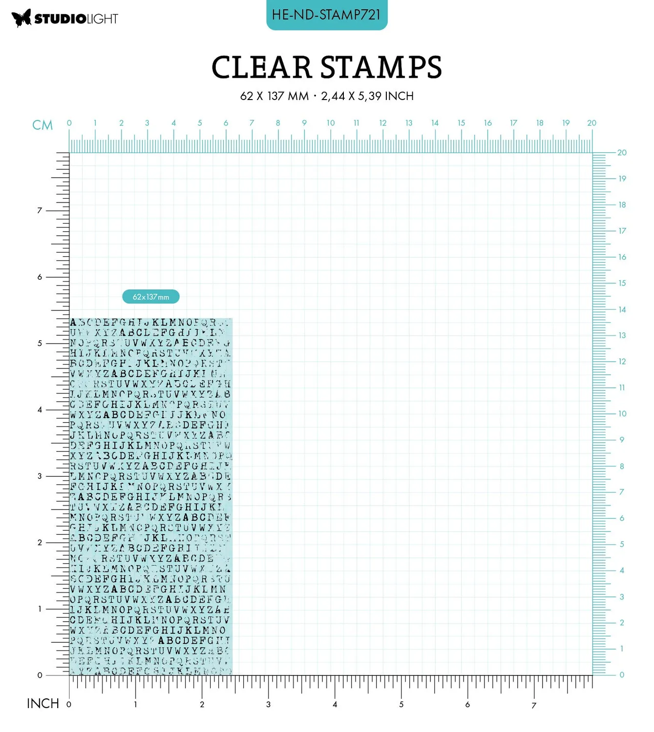 Hazel Eaton Nature's Dream 2 ABC Clear Stempel Hintergrund