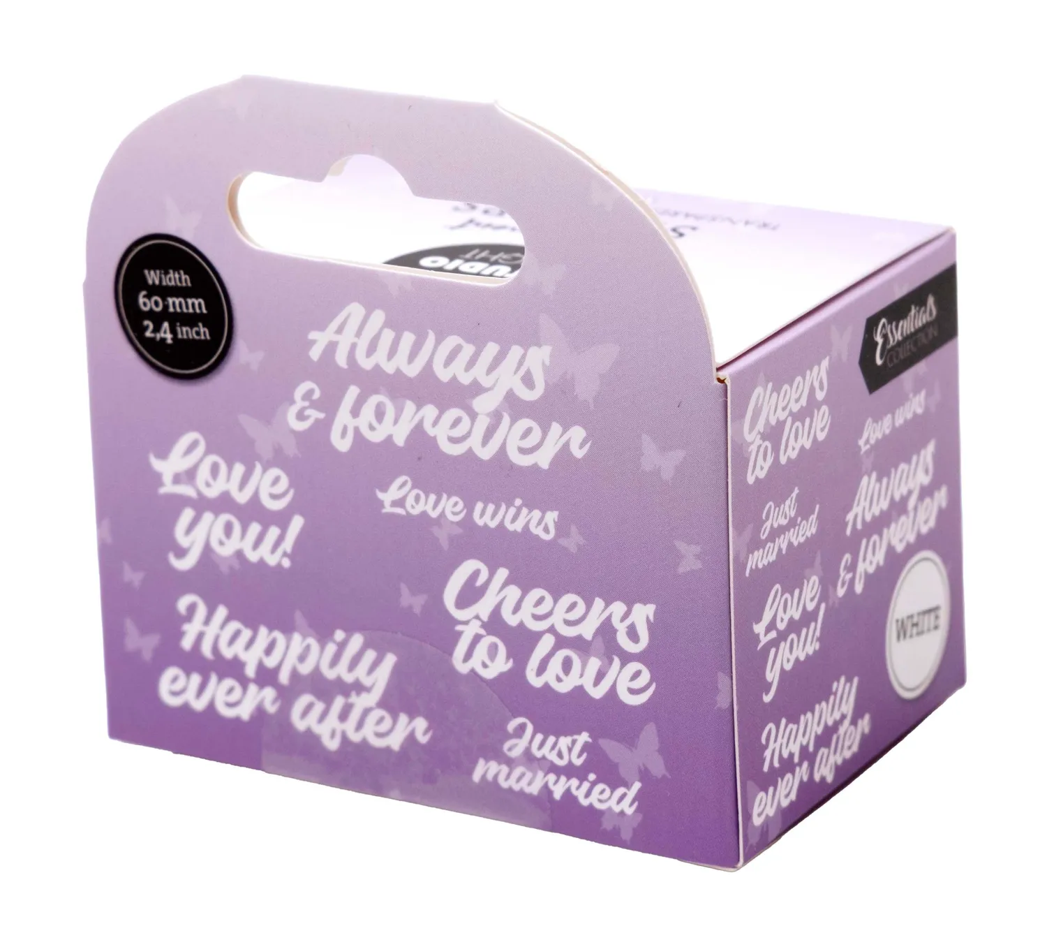 StudioLight Essentials Happily Ever After Sticker 5 m weiß clear