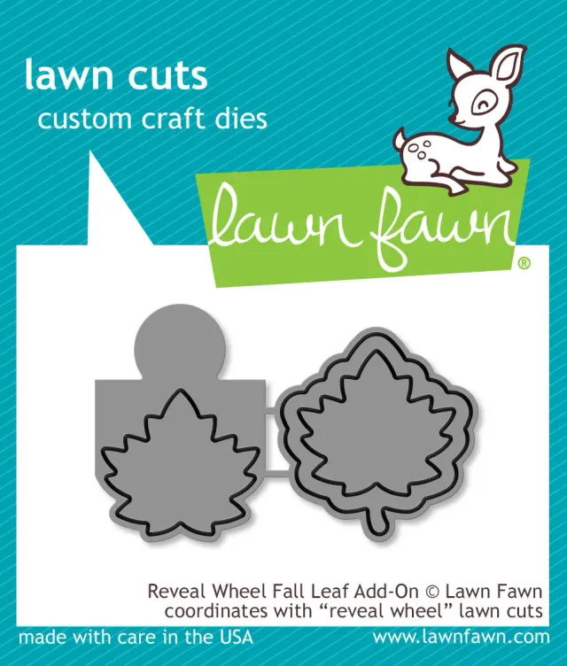 Lawn Fawn Reveal Wheel Fall Leaf Stanzschablone Herbst