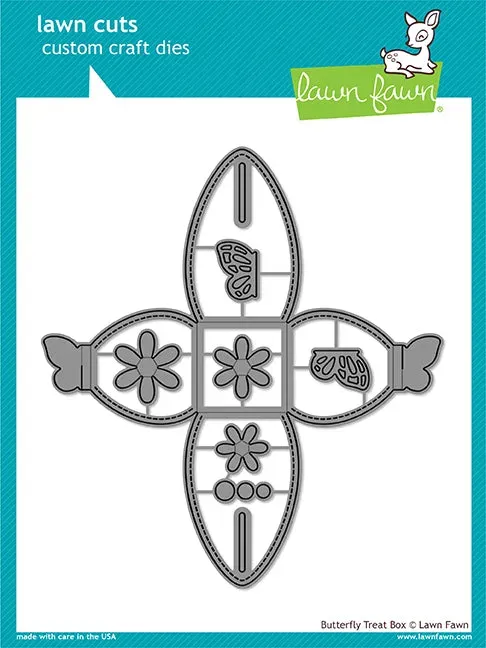 Lawn Fawn Butterfly Treat Box Stanzschablonen Box