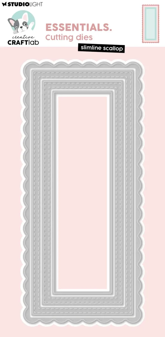 Creative Craftlab Essentials Stanzschablone Slimline Scallop