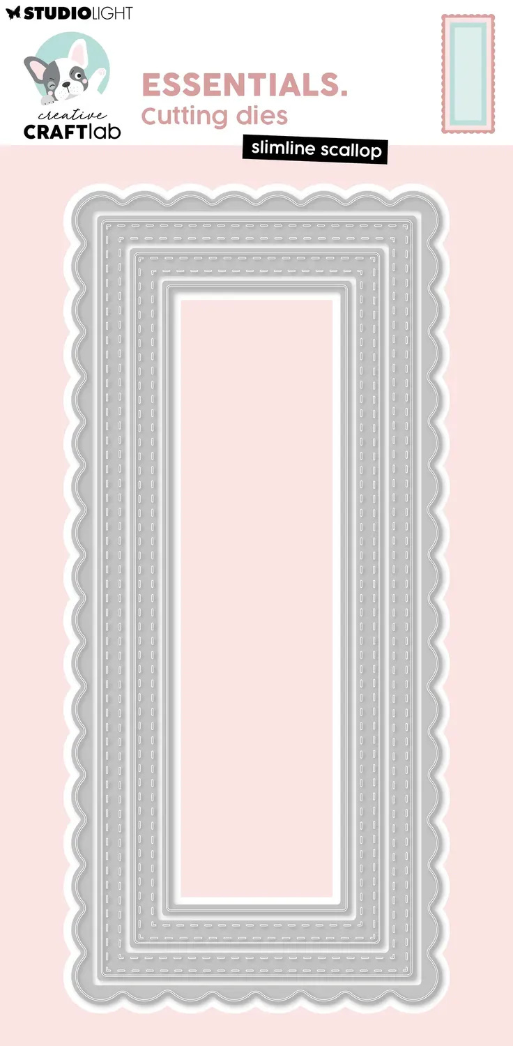 Creative Craftlab Essentials Stanzschablone Slimline Scallop