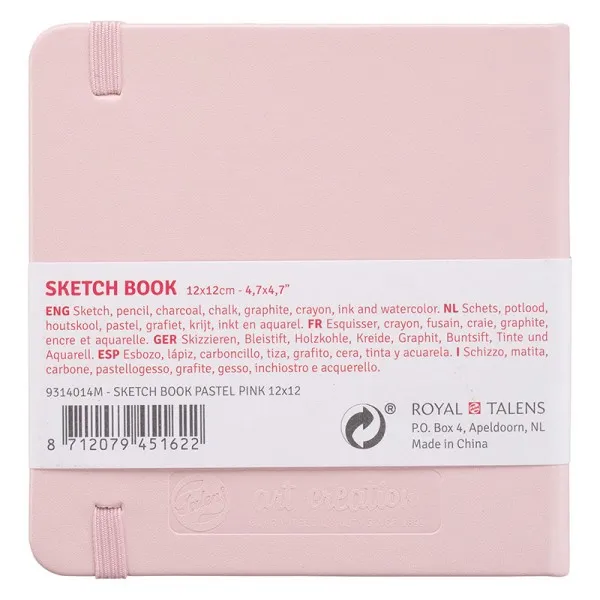 Lavinia Stamps Sketch Book 12x12 blassrosa
