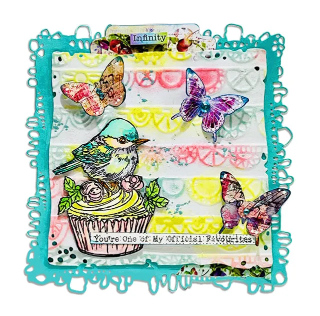 AALL and Create TP-1139 Buttercream Birdy Bliss Stempel A7
