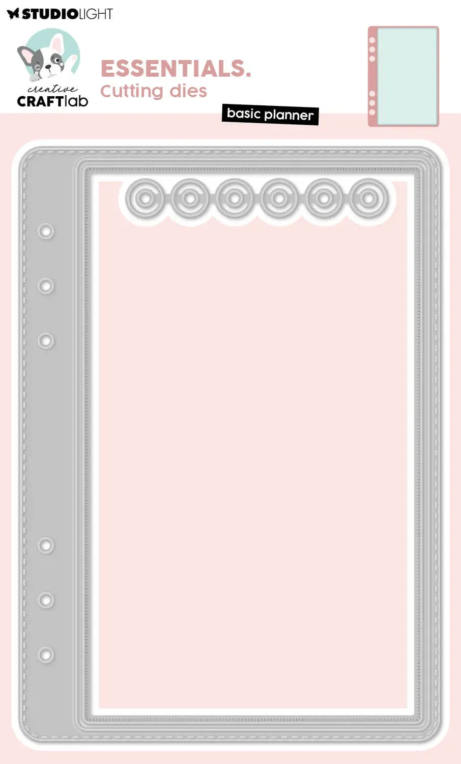 Creative Craftlab Essentials Basic Planner Stanzschablone