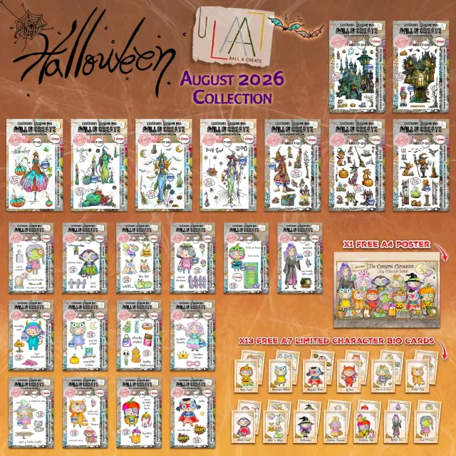 AALL and Create Halloween Complete Collection Stempelset 24-teilig