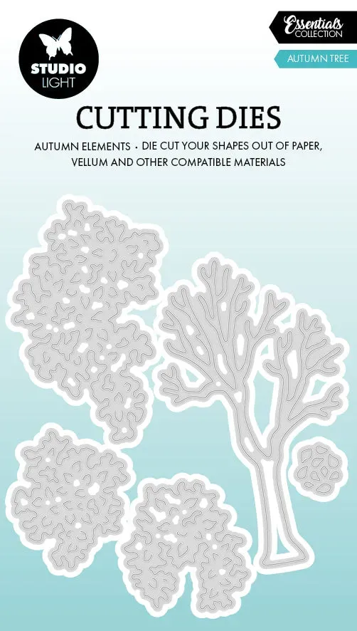 StudioLight Essentials Autumn Tree Stanzschablone 77x96 mm