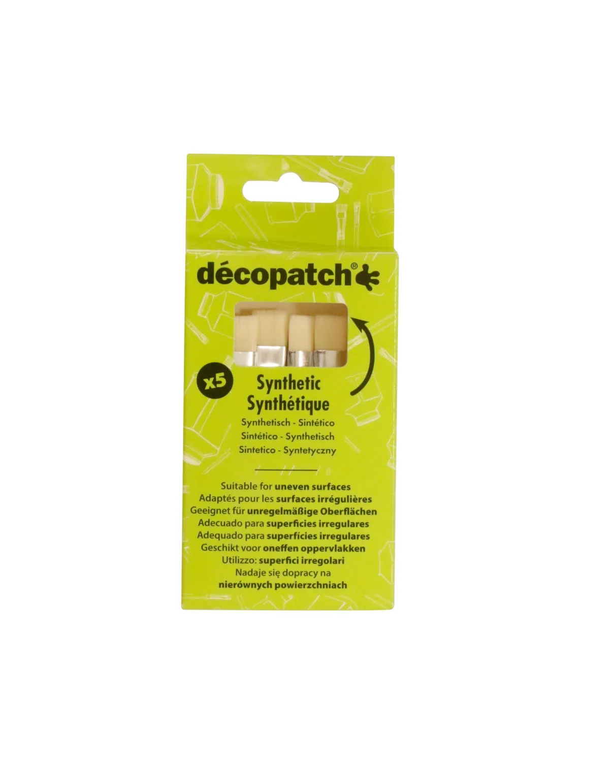 décopatch Pinsel Seide 3er Set unebene Flächen