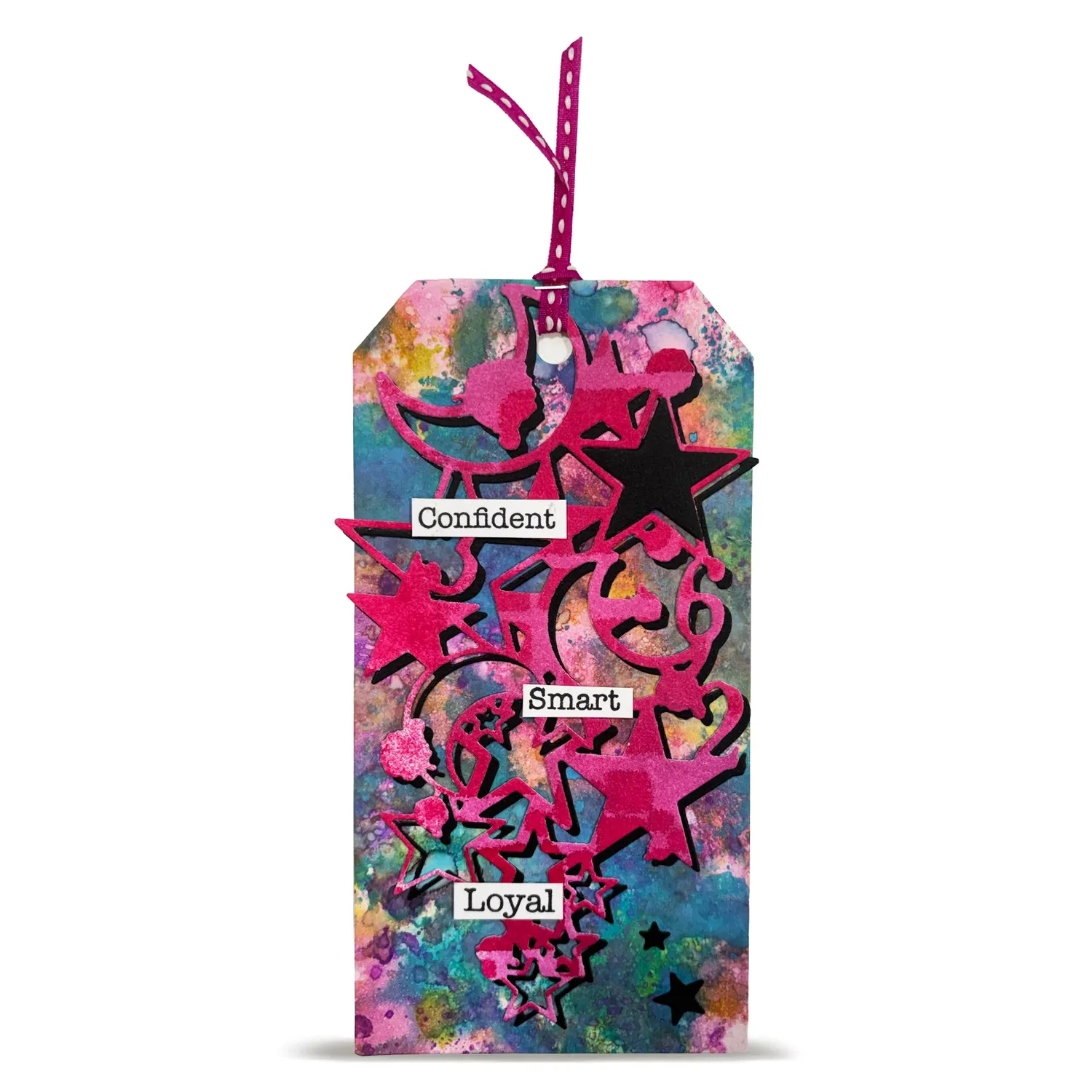 AALL and Create DI-24 Moon Stars Stanzschablone 8,6x15,5 cm Stahl