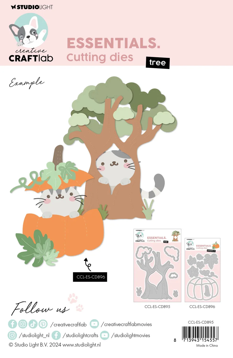 StudioLight Creative Craftlab Tree Stanzschablone Baum