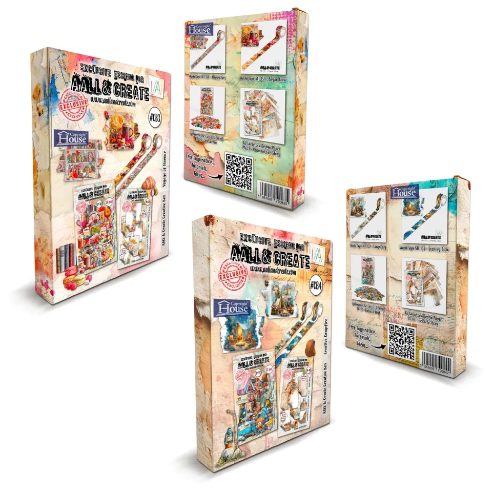 AALL and Create Creative Box Bundle CB3 CB4 Stempelbox 2 Sets