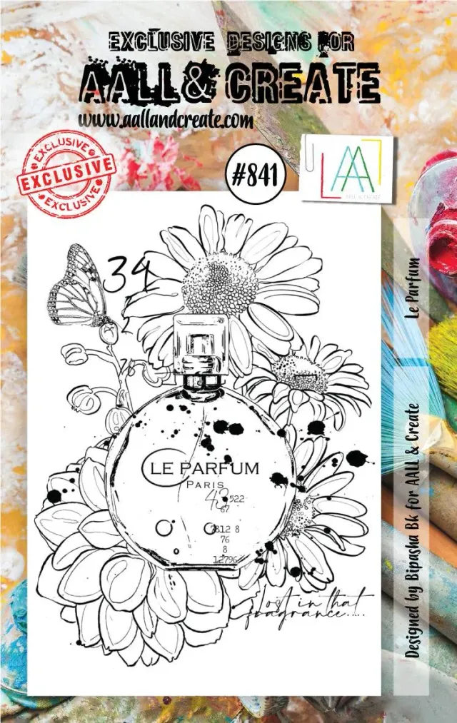 AALL and Create 841 A7 Stempelset Le Parfum Parfüm-Motiv