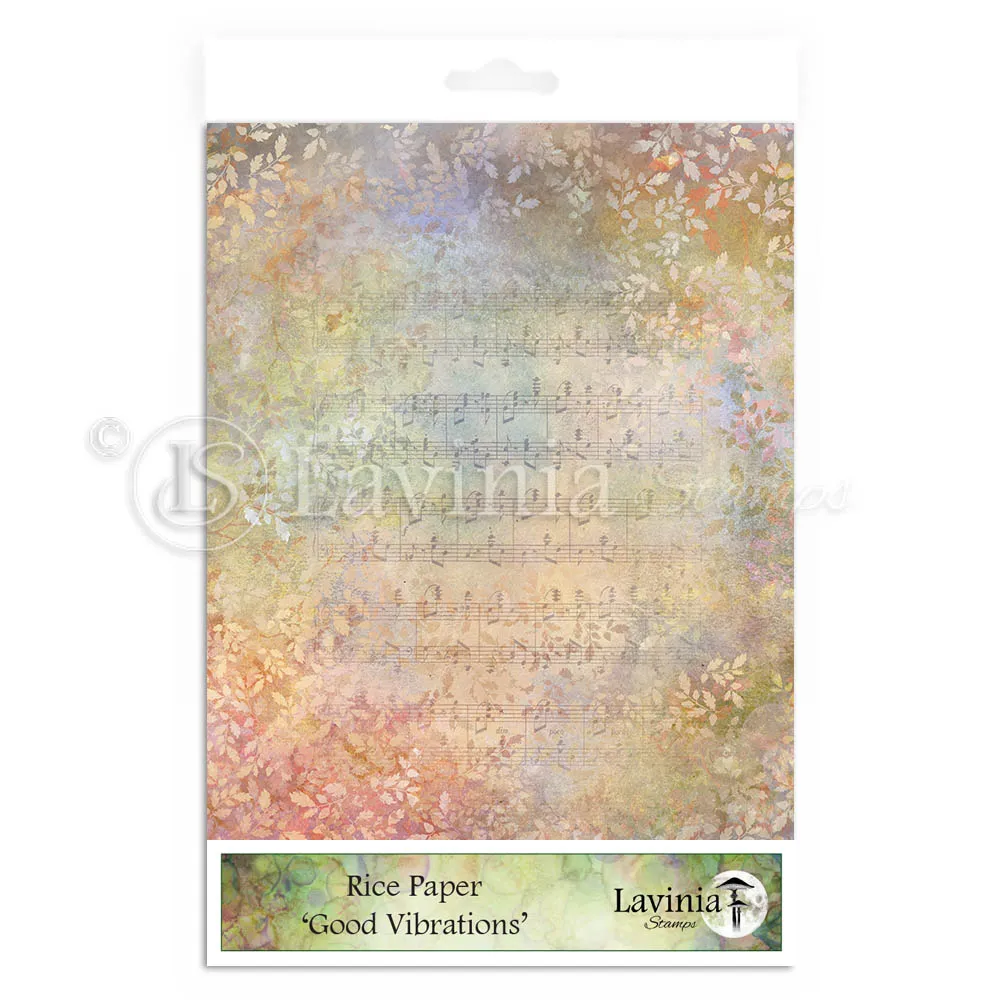Lavinia-Stamps Reispapier Good Vibrations Collage