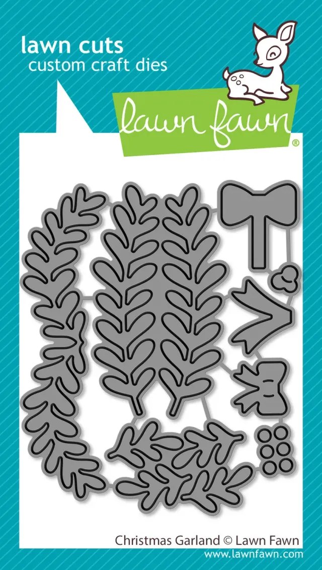 Lawn Fawn Lawn Cuts Christmas Garland Stanzen Girlande