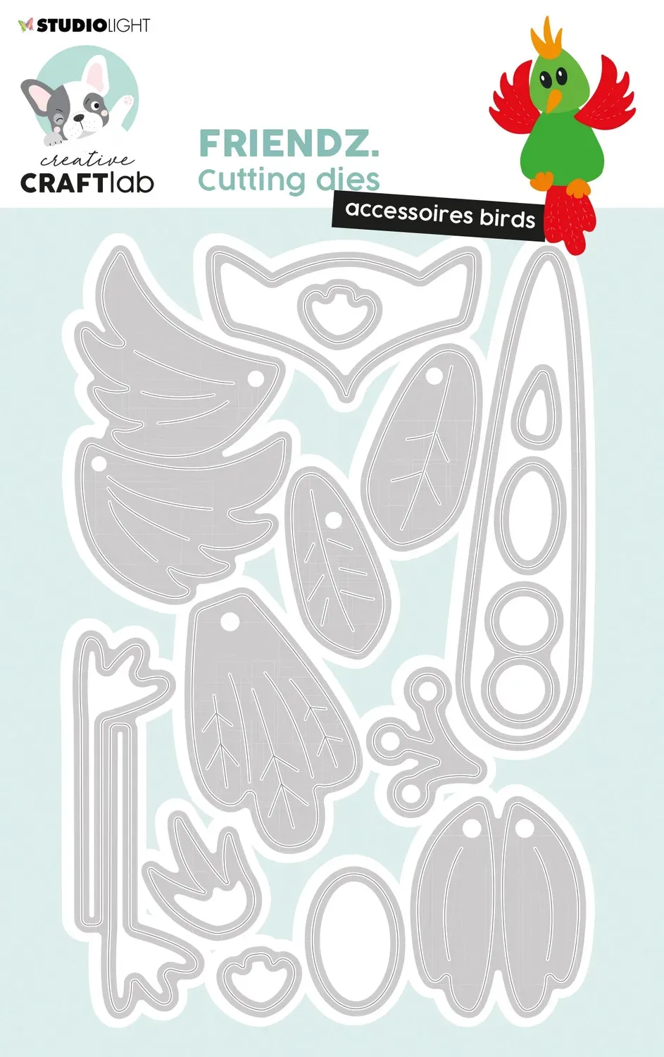 StudioLight Creative Craftlab Friendz Birds Stanzschablone
