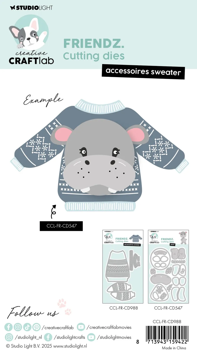 Creative Craftlab Friendz Cutting Die Sweater Pullover