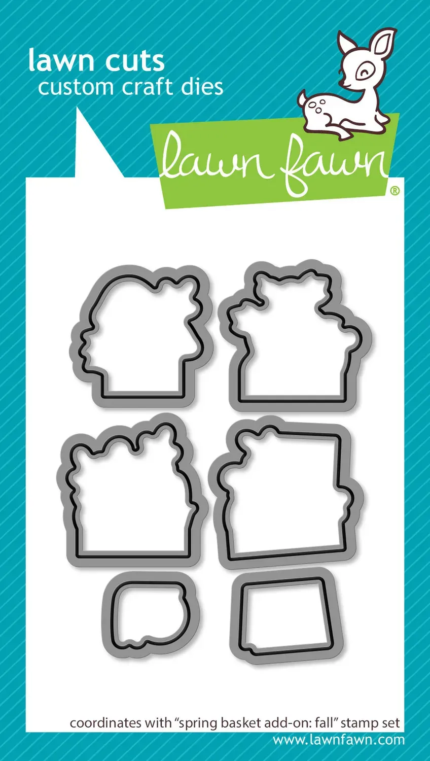 Lawn Fawn Spring Basket Add-On Fall Stanzschablonen 6-teilig Herbst