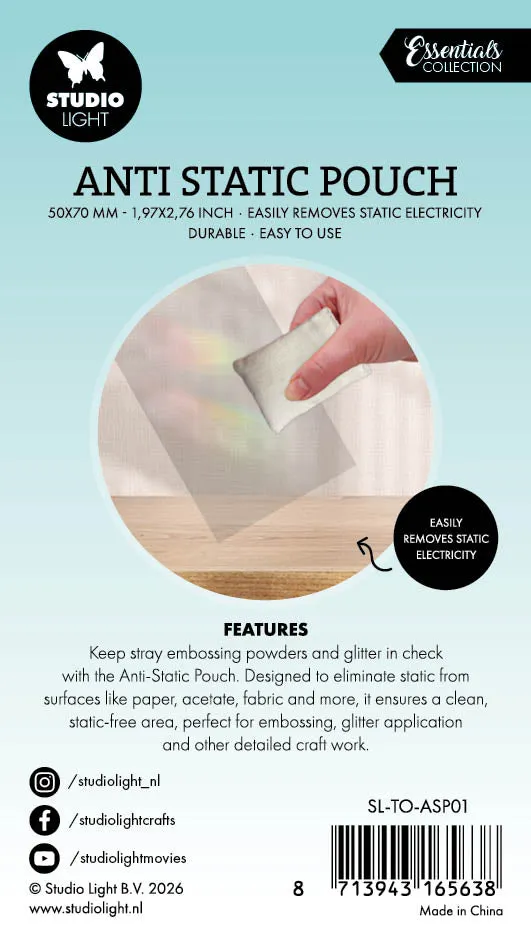 StudioLight Essentials Antistatik-Beutel Embossing 50x70mm
