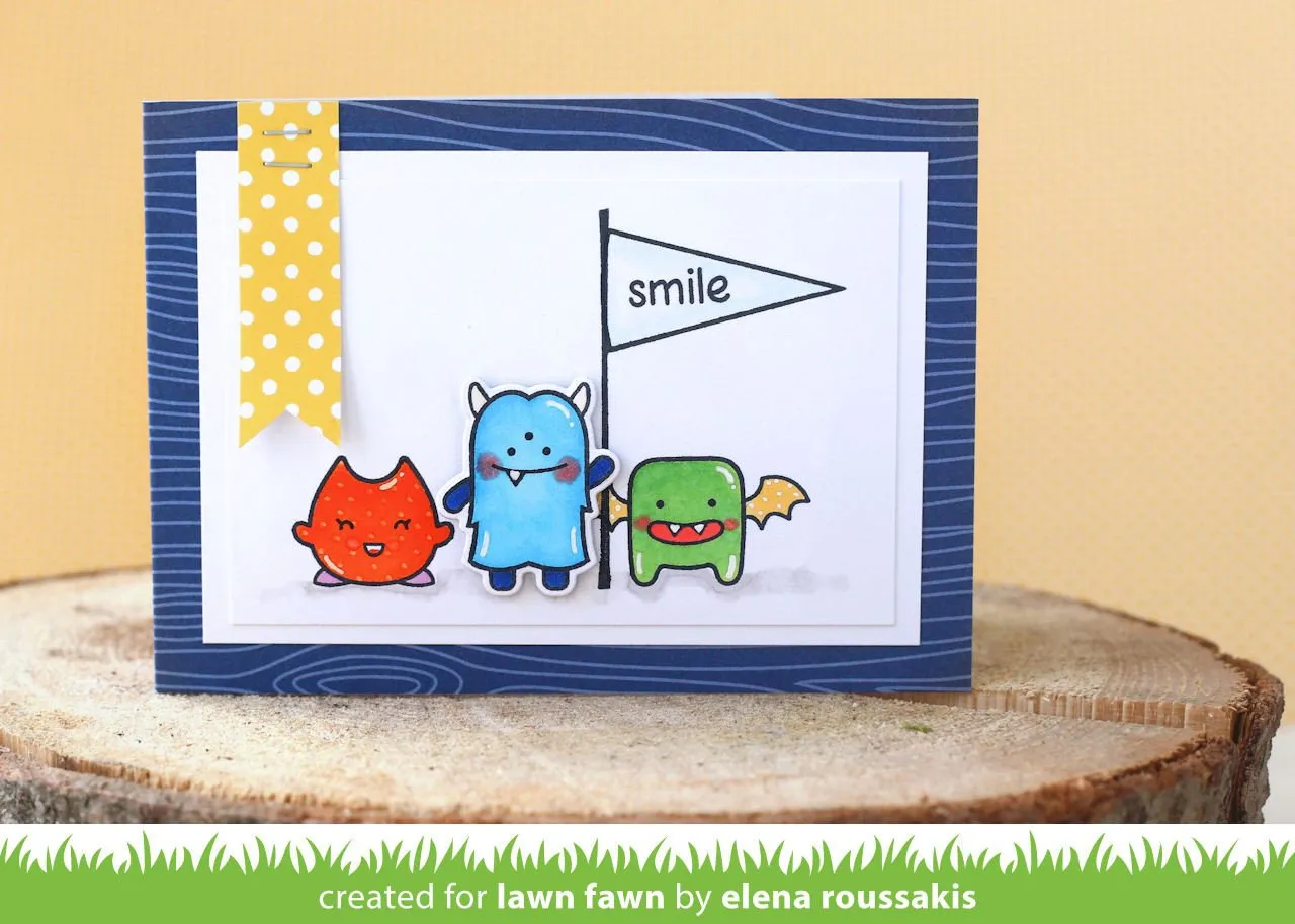 Lawn Fawn Monster Mash Clear Stamps Halloween
