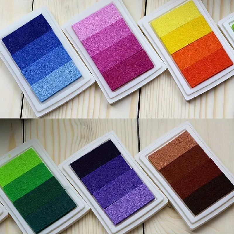 Ieebee Color Gradient Stempelkissen Blau Verlauf 4 Farben