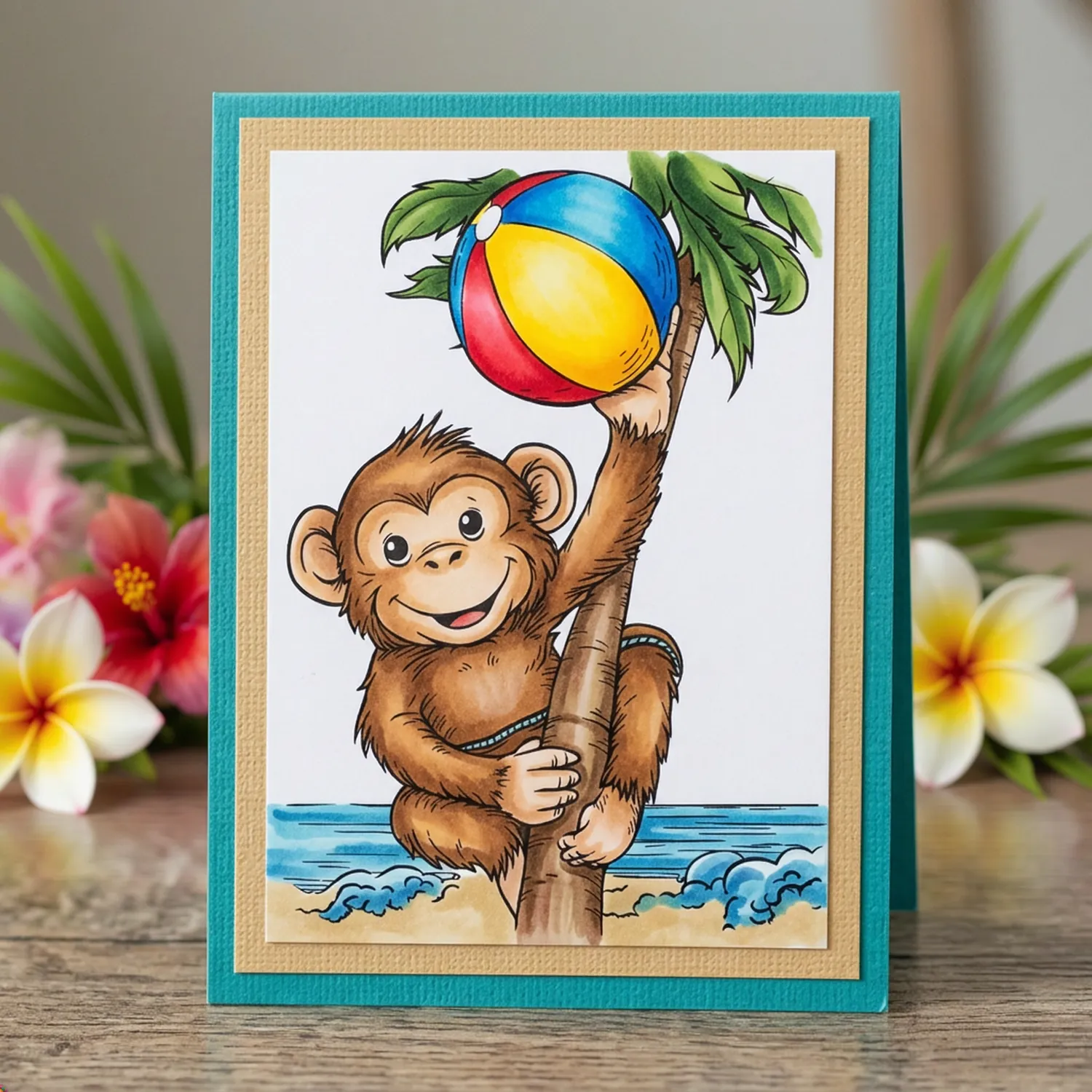 Studio Light Essentials Clear Stamps Catching up Monkey Affe