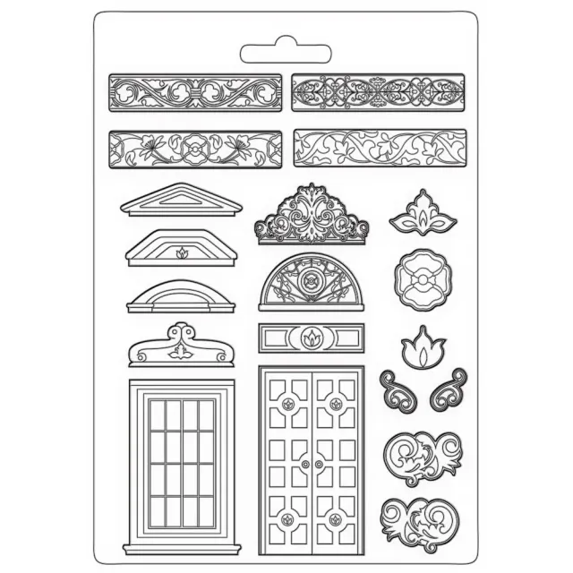 Stamperia Casa Granada K3PTA4526 Soft Mould A4 Tür