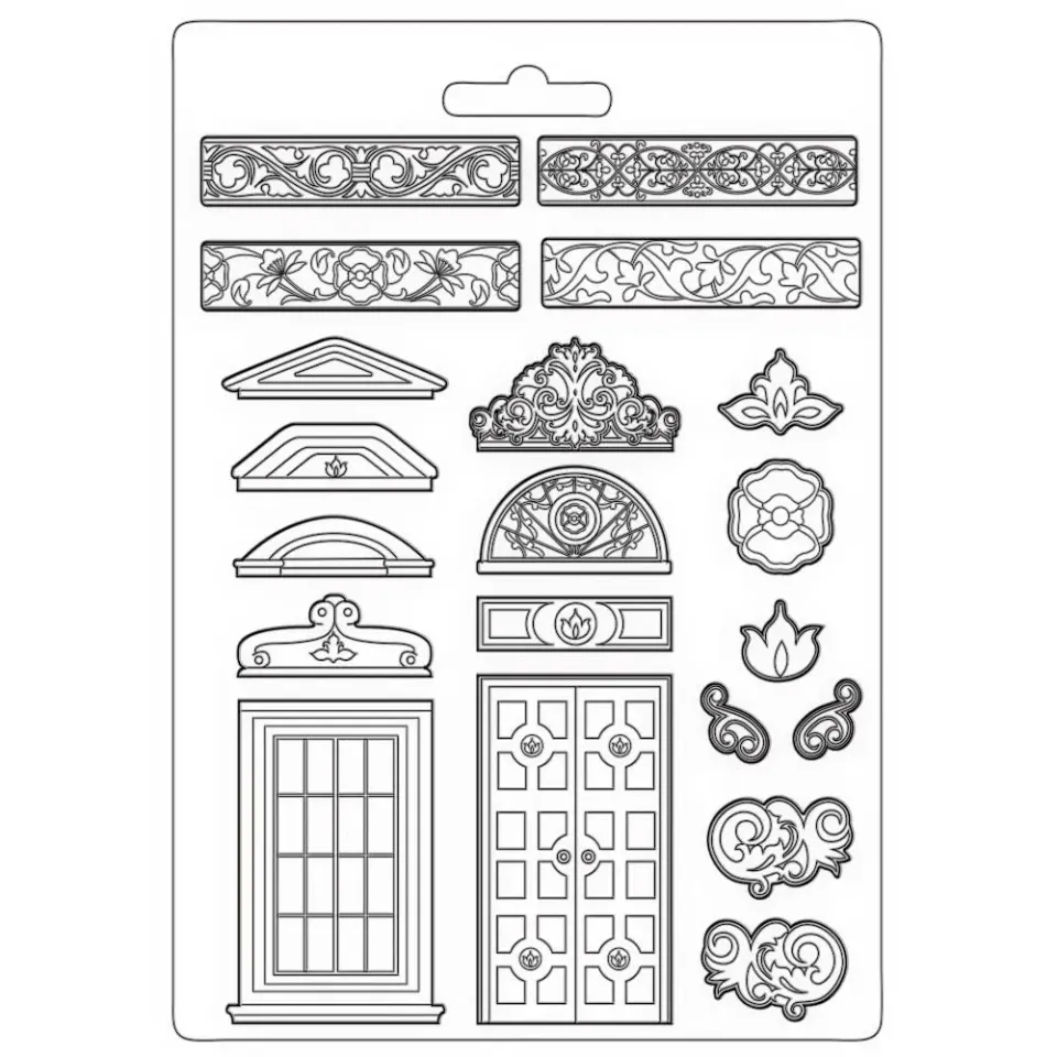 Stamperia Casa Granada K3PTA4526 Soft Mould A4 Tür