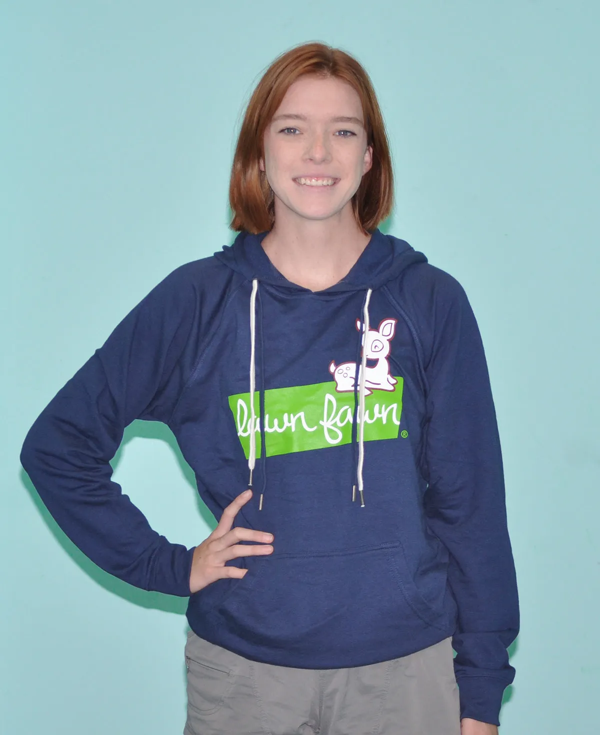 Lawn Fawn Pullover Hoodie Indigo S Baumwollmix