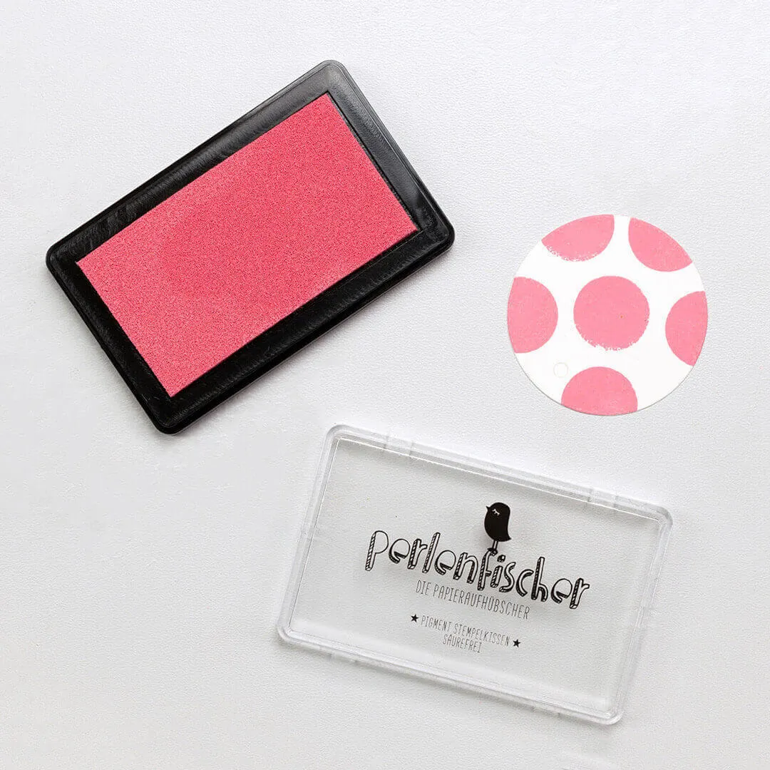 Perlenfischer Flamingo Groß Stempelkissen Pigment