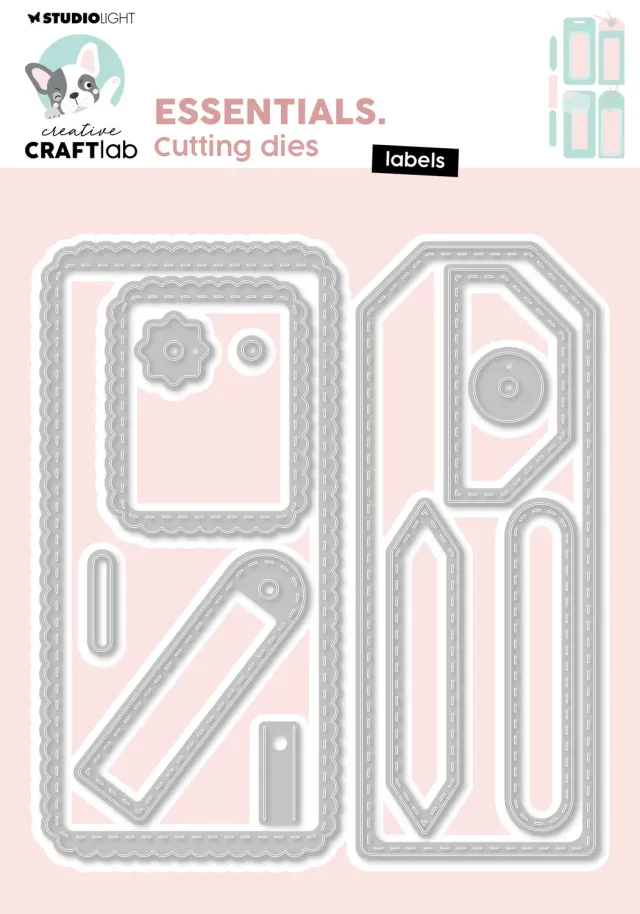 Creative Craftlab Essentials Labels Stanzschablone Etiketten