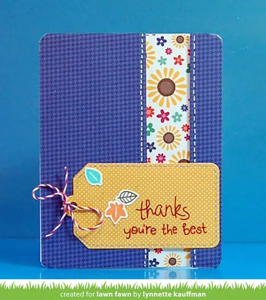 Lawn Fawn Thank You Tags LF731 Stempelset 20-tlg