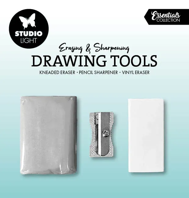 StudioLight Essentials Drawing Tools Radierer Spitzer Set