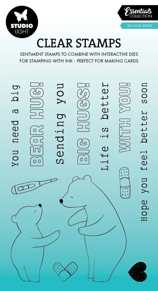 StudioLight Essentials Hug Slider Clear Stamp interaktiv