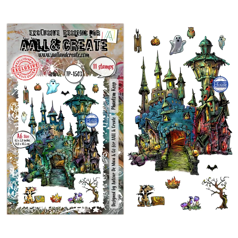 AALL and Create TP-1503 Phantom Keep Stempel A6 Halloween